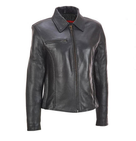 Black Cow Leather Jacket
