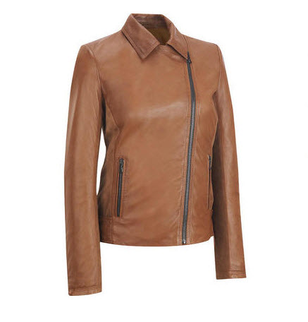 Brown Leather Suede Combo Jacket