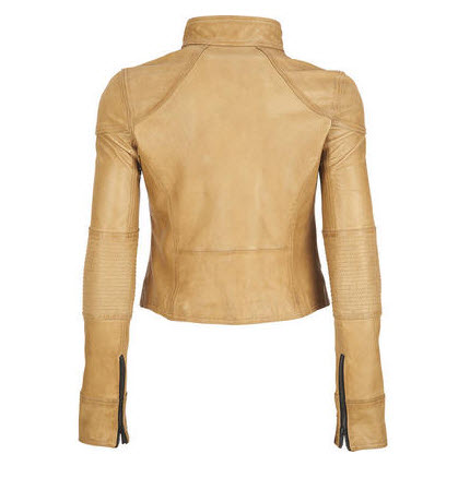Long Sleeves Leather Jacket
