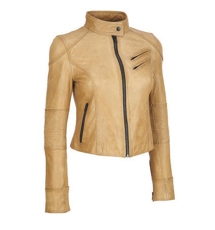 Long Sleeves Leather Jacket