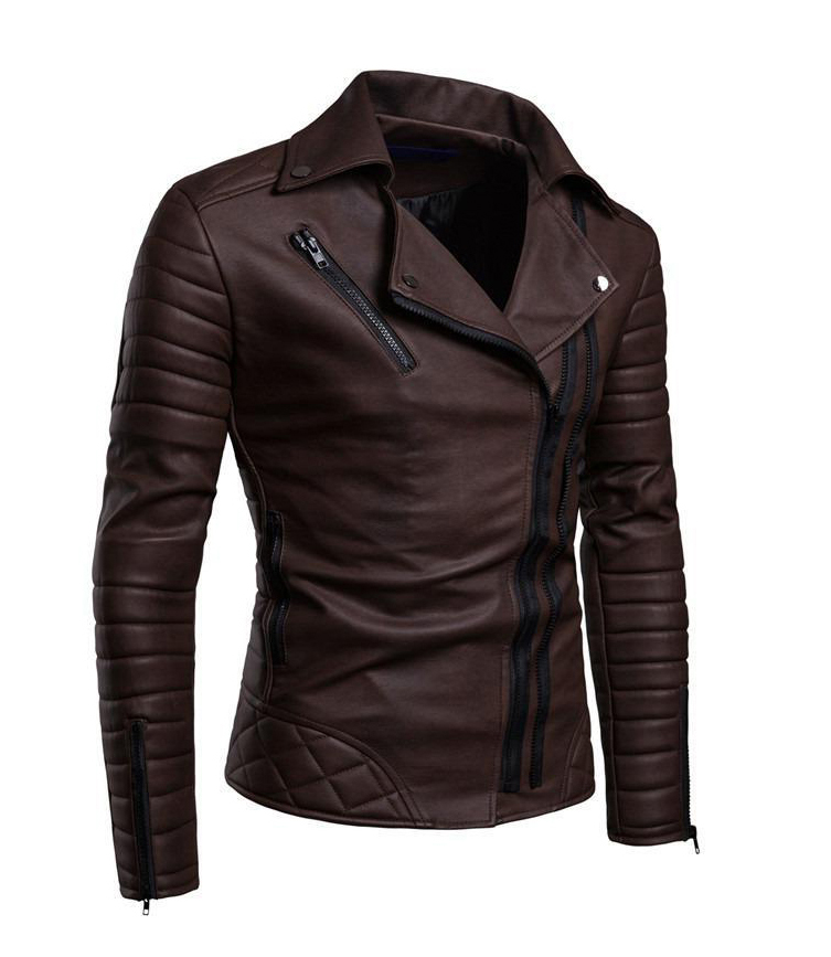 Retro Motorcycle Leather Jacket