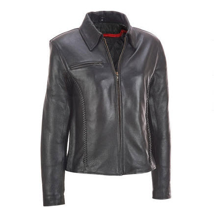 Black Cow Leather Jacket