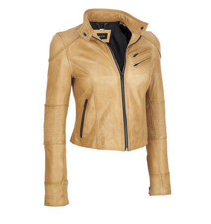 Long Sleeves Leather Jacket