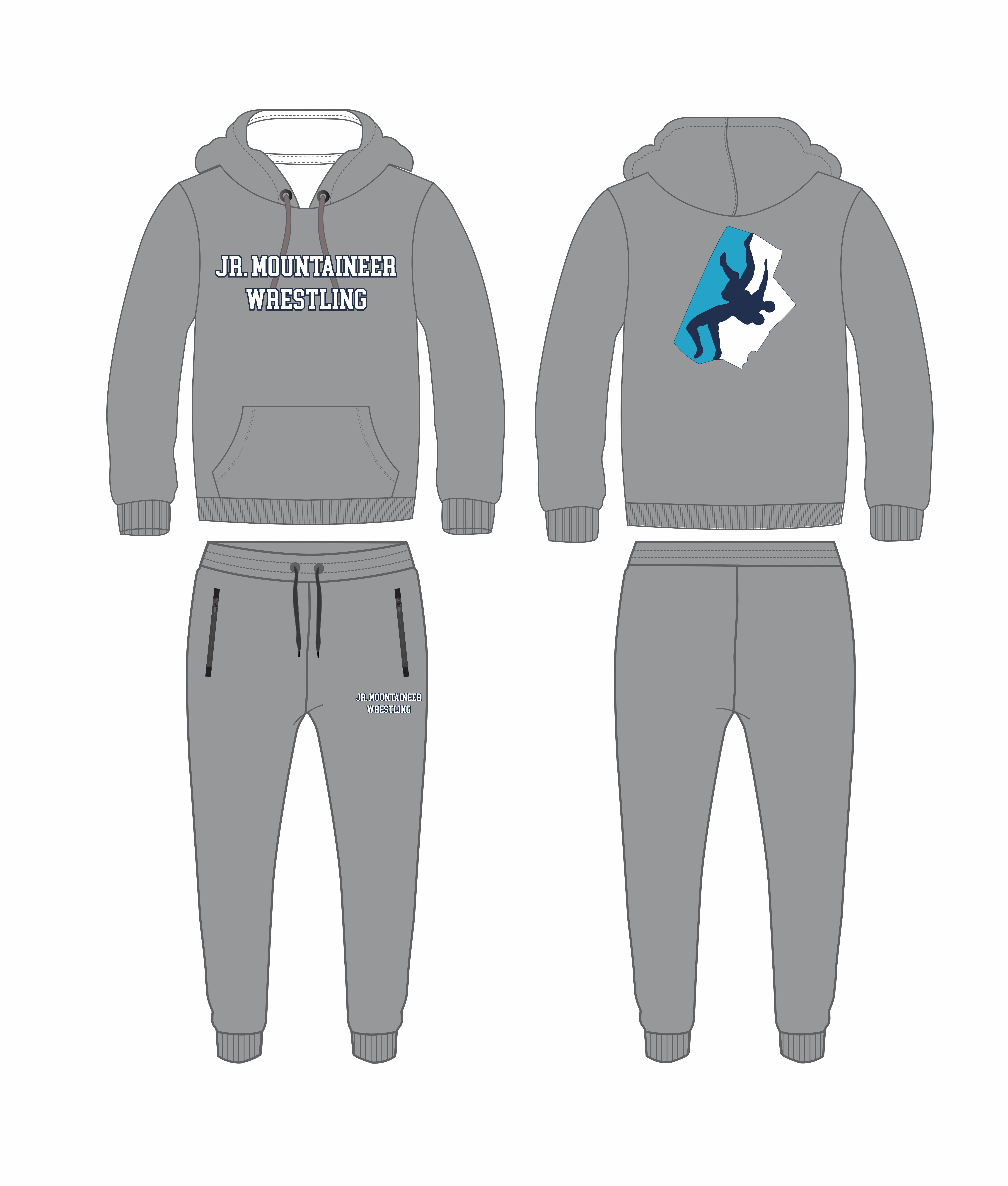 GREY TRACKSUITE